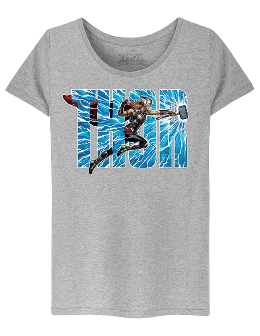Women's T-shirt Thor Love and Thunder Marvel - Mighty Thor