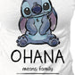 T-shirt Femme Disney - Ohana Means Family