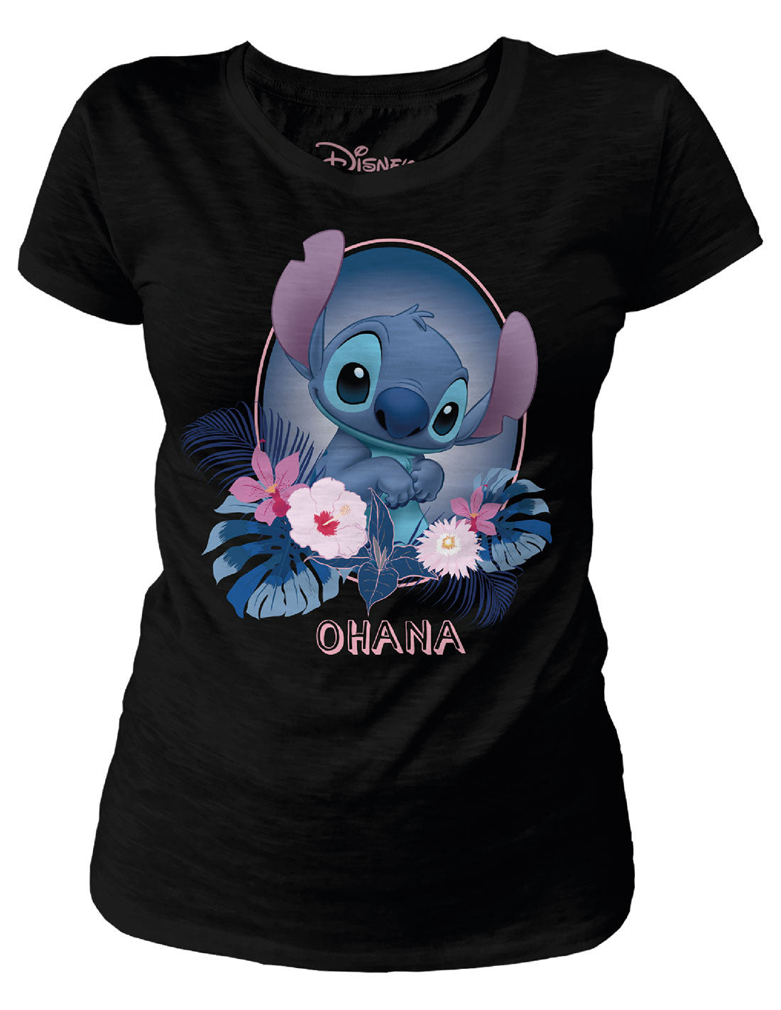 Disney Women's T-shirt - Stitch Portrait Ohana