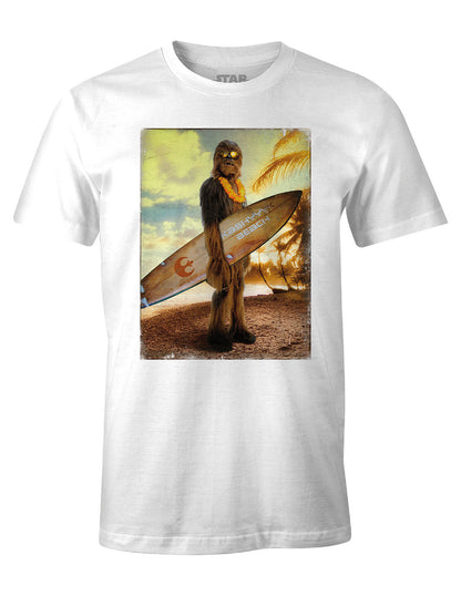 T-shirt Star Wars - Chewie on the Beach