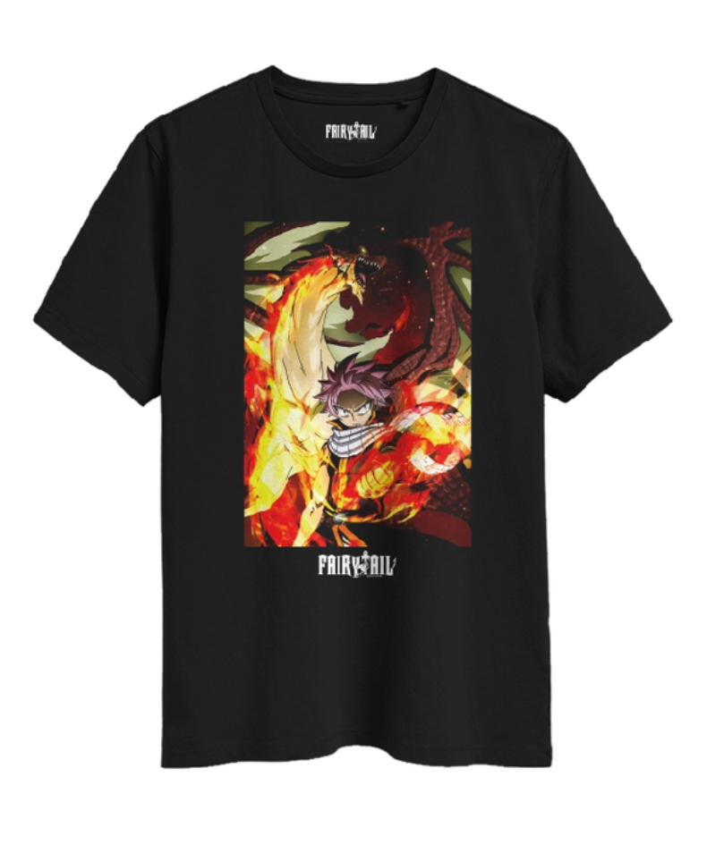 T-shirt Fairy Tail - Natsu Fire