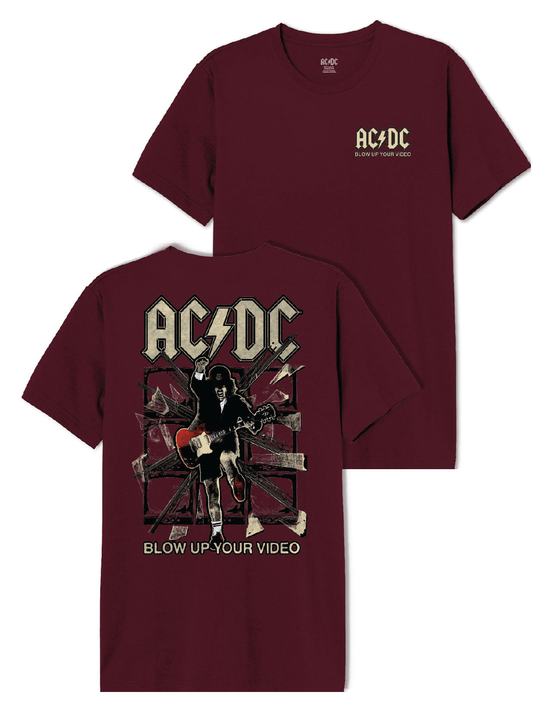 AC/DC T-shirt - Blow Up Your Video