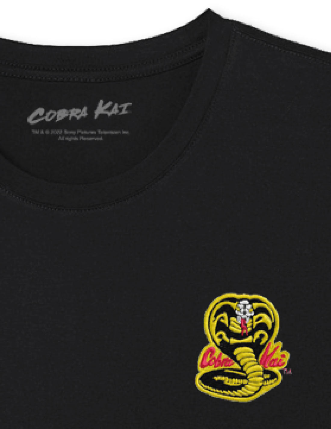 T-shirt brodé Cobra Kai - Snake