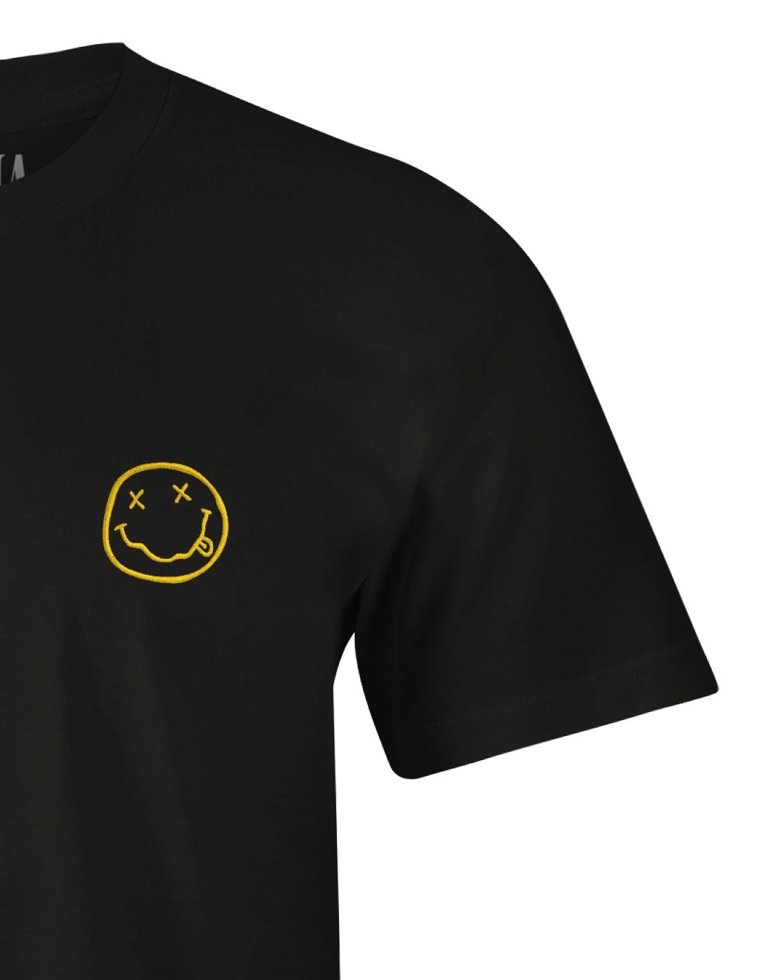 NIRVANA Embroidered T-shirt - Smiley
