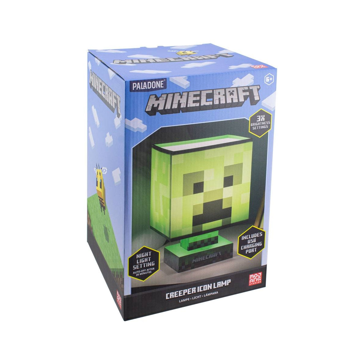 Lampe Minecraft - Creeper Lamp avec chargeur USB