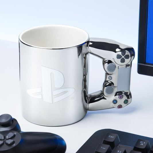 Playstation Mug - DS4 Silver Controller
